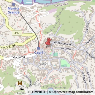 Mappa Via Le Botteghe, 45, 80073 Capri, Napoli (Campania)
