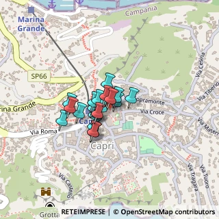Mappa Via Parroco Roberto Canale, 80073 Capri NA, Italia (0.126)