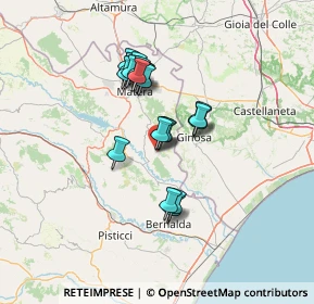 Mappa 75024 Montescaglioso MT, Italia (11.3175)