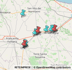 Mappa Via Giuseppe Mazzini, 72022 Latiano BR, Italia (6.57313)