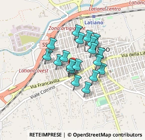 Mappa Via Giuseppe Mazzini, 72022 Latiano BR, Italia (0.302)