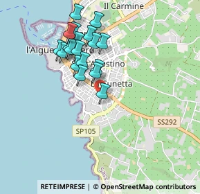 Mappa Via Antonio Dalerci, 07041 Alghero SS, Italia (0.91474)