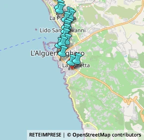 Mappa Via Antonio Dalerci, 07041 Alghero SS, Italia (1.80133)