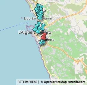 Mappa Via Antonio Dalerci, 07041 Alghero SS, Italia (1.775)