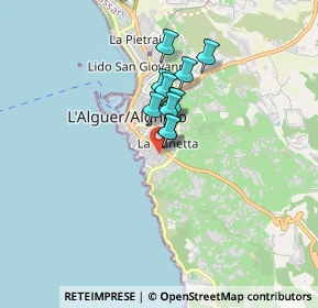 Mappa Via Antonio Dalerci, 07041 Alghero SS, Italia (1.14636)