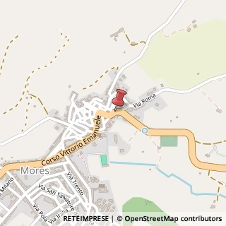 Mappa Via II Giugno, 28, 07013 Mores, Sassari (Sardegna)