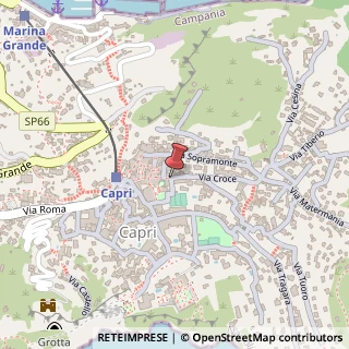 Mappa Via Fuorlovado, 8, 80073 Capri, Napoli (Campania)