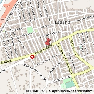 Mappa Via Francavilla,  23, 72022 Latiano, Brindisi (Puglia)