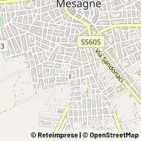 Mapa Mesagne