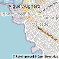 Mapa Alghero