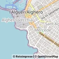 Kaart Alghero