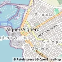 Kaart Alghero