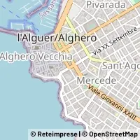 Mapa Alghero