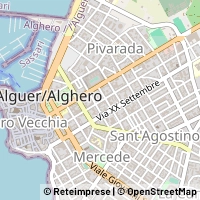 Mapa Alghero