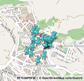 Mappa Via Giuseppe Garibaldi, 75024 Montescaglioso MT, Italia (0.1465)