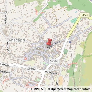 Mappa Via Colucci, 57, 80071 Anacapri, Napoli (Campania)