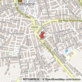 Mappa Via S.Donaci, 32, 72023 Mesagne, Brindisi (Puglia)