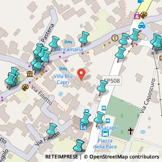 Mappa Viale T. De Tommaso, 80071 Anacapri NA, Italia (0.09615)