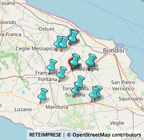 Mappa Via Santa Margherita, 72022 Latiano BR, Italia (10.11765)