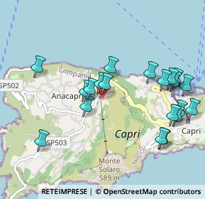 Mappa Via Caposcuro, 80071 Anacapri NA, Italia (1.13)