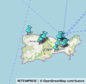 Mappa Via Caposcuro, 80071 Anacapri NA, Italia (1.26813)