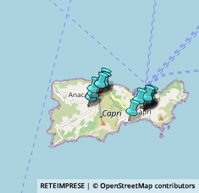 Mappa Via Caposcuro, 80071 Anacapri NA, Italia (1.201)