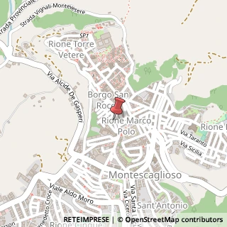 Mappa Via Nicola Andrisani, 25, 75024 Montescaglioso, Matera (Basilicata)