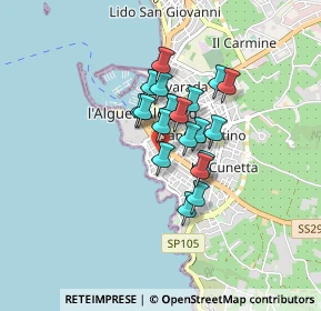 Mappa Via Giovanni Pascoli, 07041 Alghero SS, Italia (0.5885)