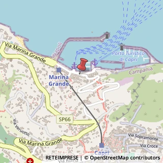 Mappa Via Don Giobbe Ruocco, 55, 80076 Capri, Napoli (Campania)