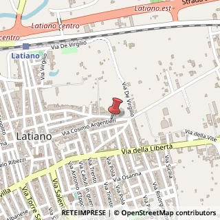 Mappa Via Cosimo Argentieri, 146, 72022 Latiano, Brindisi (Puglia)
