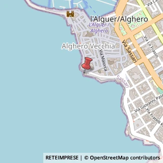 Mappa Via Cristoforo Colombo, 07041 Alghero SS, Italia, 07041 Alghero, Sassari (Sardegna)