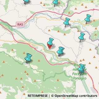 Mappa Via Giacomo Matteotti, 84031 Auletta SA, Italia (5.86538)