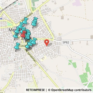 Mappa Via A. Carmelo Falcone, 72023 Mesagne BR, Italia (0.6035)
