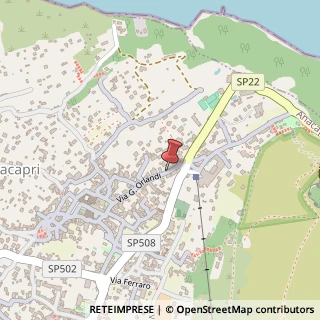 Mappa Via Giuseppe Orlandi, 75, 80071 Anacapri, Napoli (Campania)