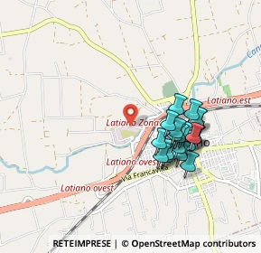 Mappa Contrada Romatizza - Zona Artigianale, 72022 Latiano BR, Italia (0.8885)