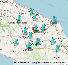Mappa Contrada Romatizza - Zona Artigianale, 72022 Latiano BR, Italia (13.82632)
