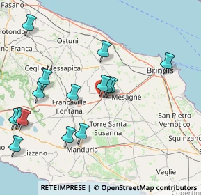 Mappa Contrada Romatizza - Zona Artigianale, 72022 Latiano BR, Italia (19.09933)