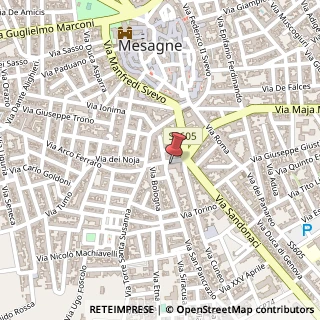 Mappa Via Mannarino, 11, 72023 Mesagne, Brindisi (Puglia)