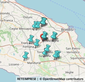 Mappa Via Maresciallo Armando Diaz, 72022 Latiano BR, Italia (10.12)