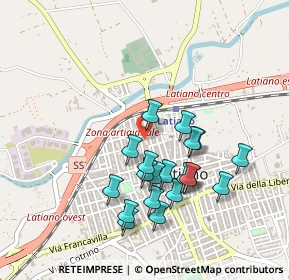 Mappa Via Maresciallo Armando Diaz, 72022 Latiano BR, Italia (0.4655)