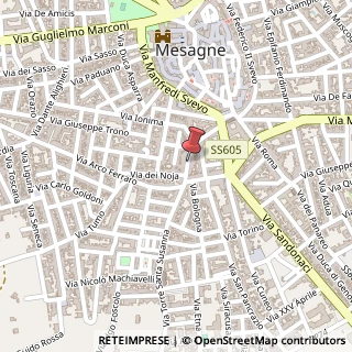 Mappa Via Torre San Susanna, 68, 72023 Mesagne, Brindisi (Puglia)