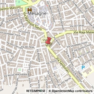 Mappa Piazza conte goffredo, 72023 Mesagne, Brindisi (Puglia)