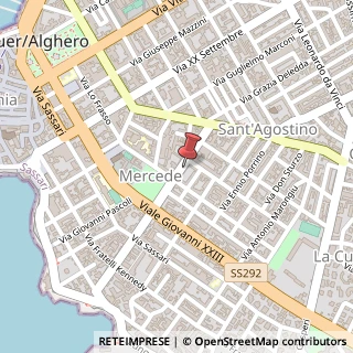 Mappa Via Alessandro Manzoni, 109, 07041 Alghero, Sassari (Sardegna)
