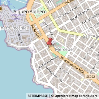 Mappa Via Giosuè Carducci, 35, 07041 Alghero, Sassari (Sardegna)