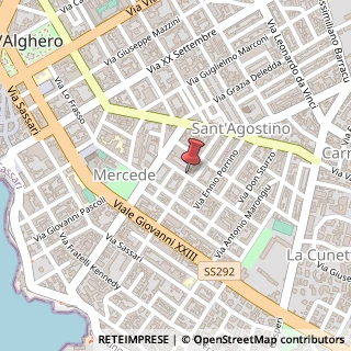Mappa Via Giuseppe Palomba, 26, 07041 Alghero, Sassari (Sardegna)