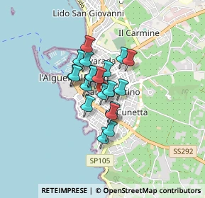 Mappa Via Tarragona, 07041 Alghero SS, Italia (0.549)