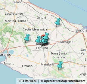 Mappa Via Provinciale per, 72021 Francavilla Fontana BR, Italia (7.26)