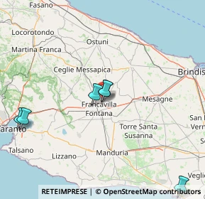 Mappa Via Provinciale per, 72021 Francavilla Fontana BR, Italia (33.89083)