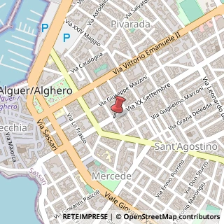 Mappa Via XX Settembre, 73, 07041 Alghero, Sassari (Sardegna)