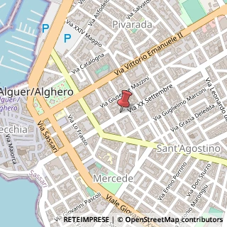 Mappa Via XX Settembre, 118, 07041 Alghero, Sassari (Sardegna)